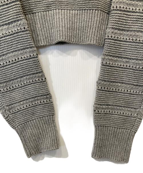 Lily Brown（リリーブラウン）Lily Brown (リリーブラウン) セーラーカラーニットトップス　LWNT261029 グレー サイズ:FREEの古着・服飾アイテム