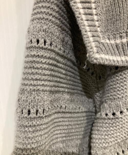 Lily Brown（リリーブラウン）Lily Brown (リリーブラウン) セーラーカラーニットトップス　LWNT261029 グレー サイズ:FREEの古着・服飾アイテム