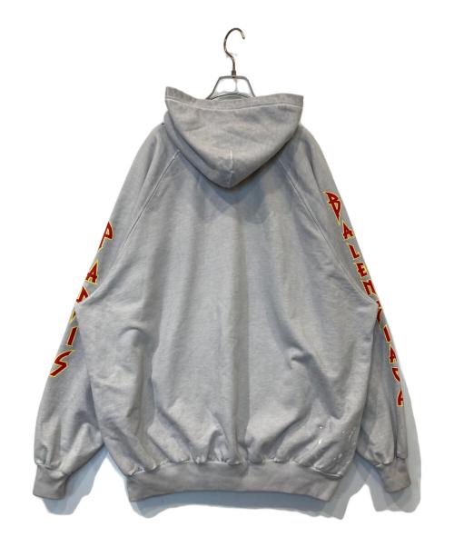 BALENCIAGA（バレンシアガ）BALENCIAGA (バレンシアガ) Metal Hoodie Oversized メタル フーディー オーバーサイズド グレー サイズ:1の古着・服飾アイテム
