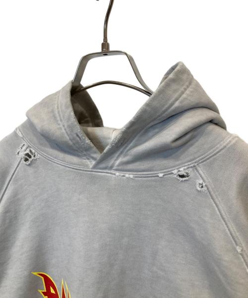 BALENCIAGA（バレンシアガ）BALENCIAGA (バレンシアガ) Metal Hoodie Oversized メタル フーディー オーバーサイズド グレー サイズ:1の古着・服飾アイテム