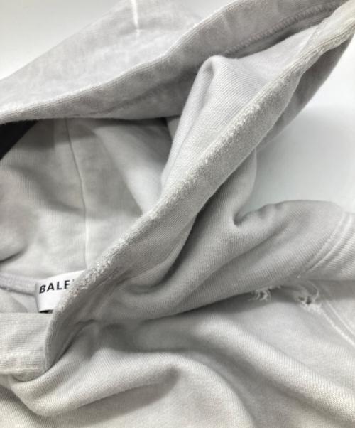 BALENCIAGA（バレンシアガ）BALENCIAGA (バレンシアガ) Metal Hoodie Oversized メタル フーディー オーバーサイズド グレー サイズ:1の古着・服飾アイテム