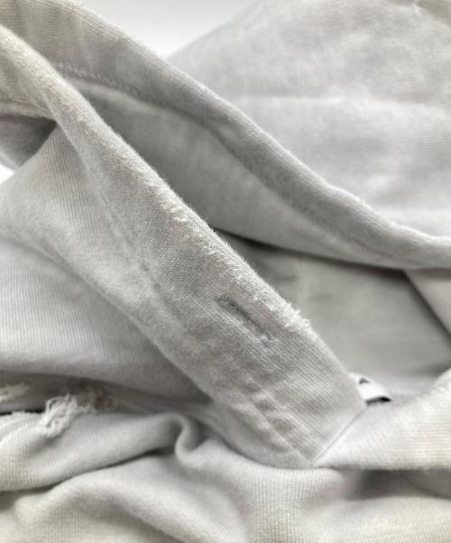 BALENCIAGA（バレンシアガ）BALENCIAGA (バレンシアガ) Metal Hoodie Oversized メタル フーディー オーバーサイズド グレー サイズ:1の古着・服飾アイテム