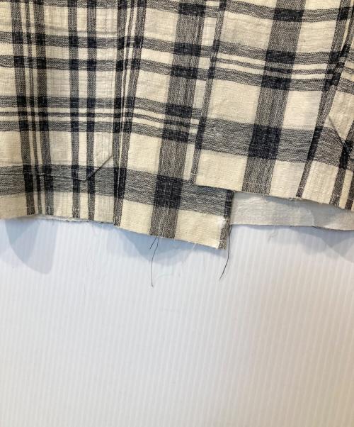 COMME des GARCONS tricot（コムデギャルソントリコ）COMME des GARCONS tricot (コムデギャルソントリコ) チェックジャケット　TJ-020040 ベージュ×ブラック サイズ:不明の古着・服飾アイテム