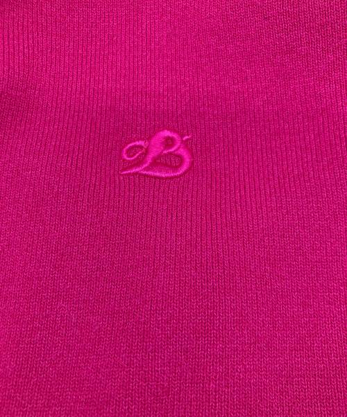 BORDERS at BALCONY（ボーダーズアットバルコニー）BORDERS AT BALCONY (ボーダーズアットバルコニー) クルーネックニット　BD2411 ピンク サイズ:38の古着・服飾アイテム