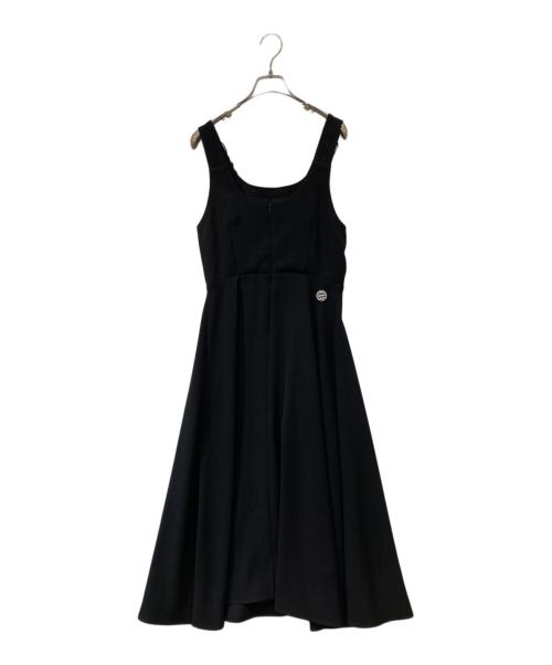 BORDERS at BALCONY（ボーダーズアットバルコニー）BORDERS AT BALCONY (ボーダーズアットバルコニー) SUSPENDER JUMPER SKIRT（サスペンダー付きジャンパースカート）　BD2511-3E-23 ブラック サイズ:36の古着・服飾アイテム