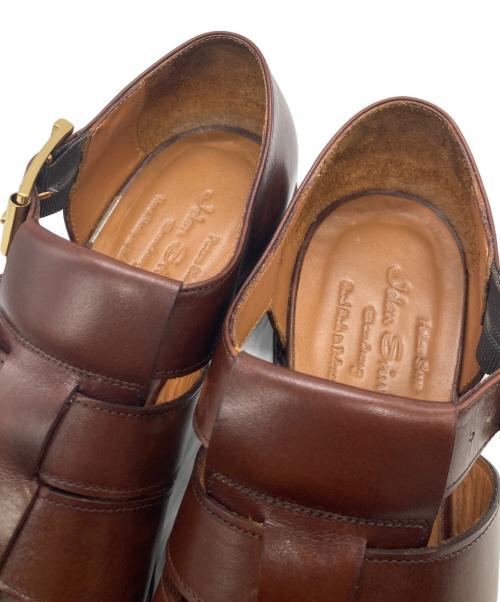 Jalan Sriwijaya（ジャランスリウァヤ）Jalan Sriwijaya (ジャランスリウァヤ) グルカサンダル ブラウン サイズ:5の古着・服飾アイテム