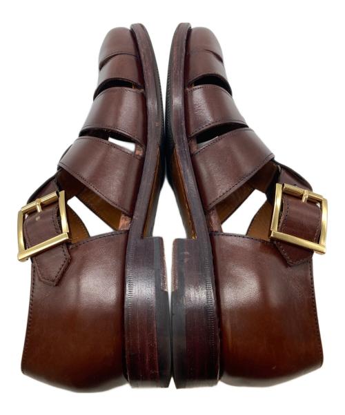 Jalan Sriwijaya（ジャランスリウァヤ）Jalan Sriwijaya (ジャランスリウァヤ) グルカサンダル ブラウン サイズ:5の古着・服飾アイテム