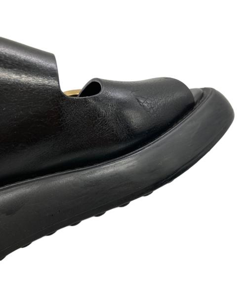 TOD'S（トッズ）TOD'S (トッズ) ダブルバックルサンダル ブラック サイズ:36 1/2の古着・服飾アイテム
