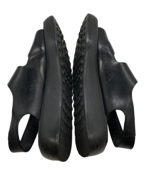 TOD'S（トッズ）TOD'S (トッズ) ダブルバックルサンダル ブラック サイズ:36 1/2の古着・服飾アイテム