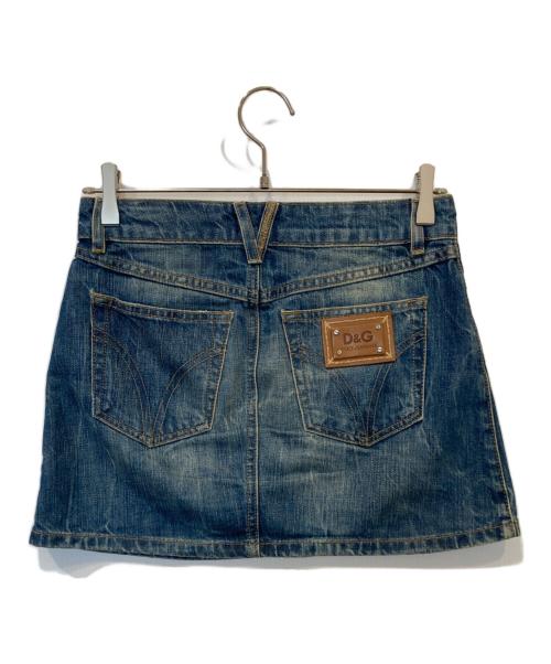 DOLCE & GABBANA（ドルチェ＆ガッバーナ）DOLCE & GABBANA (ドルチェ＆ガッバーナ) デニムスカート インディゴ サイズ:23の古着・服飾アイテム