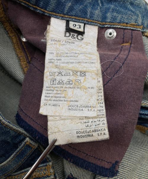 DOLCE & GABBANA（ドルチェ＆ガッバーナ）DOLCE & GABBANA (ドルチェ＆ガッバーナ) デニムスカート インディゴ サイズ:23の古着・服飾アイテム