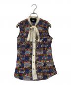 DOLCE & GABBANAドルチェ＆ガッバーナ）の古着「ノースリーブブラウス」｜マルチカラー
