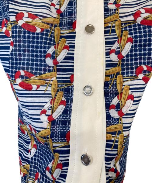 DOLCE & GABBANA（ドルチェ＆ガッバーナ）DOLCE & GABBANA (ドルチェ＆ガッバーナ) ノースリーブブラウス マルチカラー サイズ:36の古着・服飾アイテム