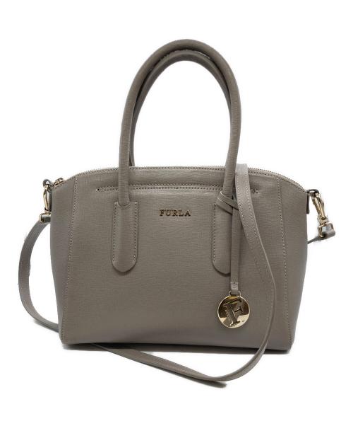 FURLA（フルラ）FURLA (フルラ) 2WAYバッグ グレーの古着・服飾アイテム