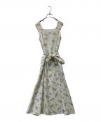 TOCCAトッカ）の古着「LA VITA E DOLCE Print ドレス」｜ホワイト