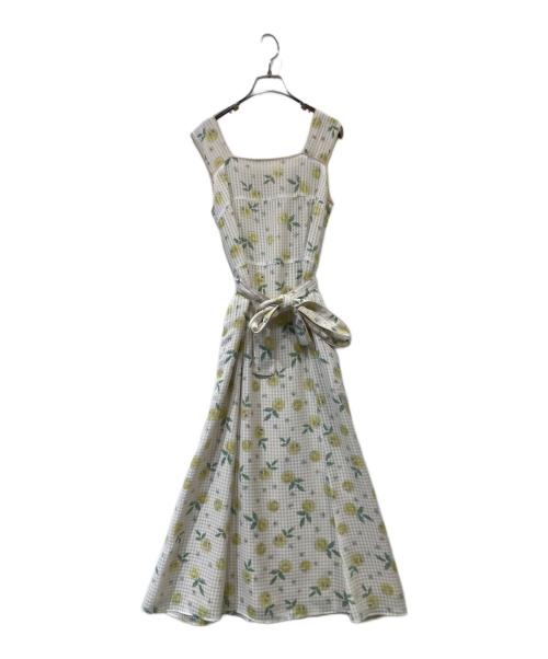 TOCCA（トッカ）TOCCA (トッカ) LA VITA E DOLCE Print ドレス ホワイト サイズ:2の古着・服飾アイテム