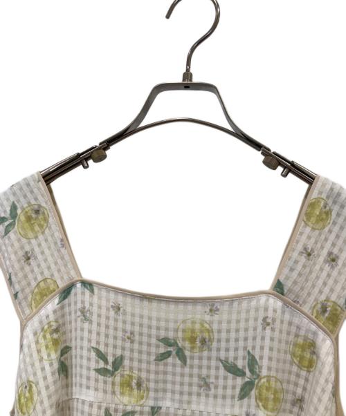 TOCCA（トッカ）TOCCA (トッカ) LA VITA E DOLCE Print ドレス ホワイト サイズ:2の古着・服飾アイテム