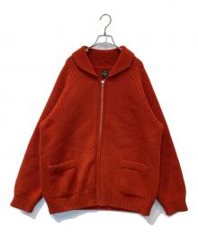 gold（ゴールド）の古着「LOW GAUZE ZIP SWEATER（ローガーゼジップセーター）GL90222」｜オレンジ