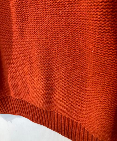 gold（ゴールド）GOLD (ゴールド) LOW GAUZE ZIP SWEATER（ローガーゼジップセーター）GL90222 オレンジ サイズ:Lの古着・服飾アイテム