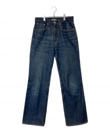 AURALEE（オーラリー）の古着「HARD TWIST DENIM 5P PANTS A00P01DM ハード ツイスト デニム ファイブポケット パンツ」｜インディゴ