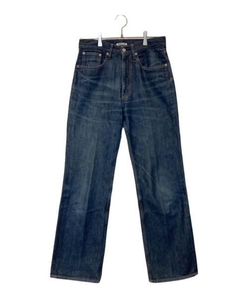 AURALEE（オーラリー）AURALEE (オーラリー) HARD TWIST DENIM 5P PANTS A00P01DM ハード ツイスト デニム ファイブポケット パンツ インディゴ サイズ:28の古着・服飾アイテム