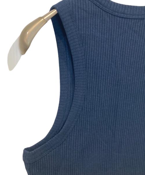 maison kitsune（メゾンキツネ）maison kitsune (メゾンキツネ) タンクトップ　OW00604KJ0134 ネイビー サイズ:Mの古着・服飾アイテム