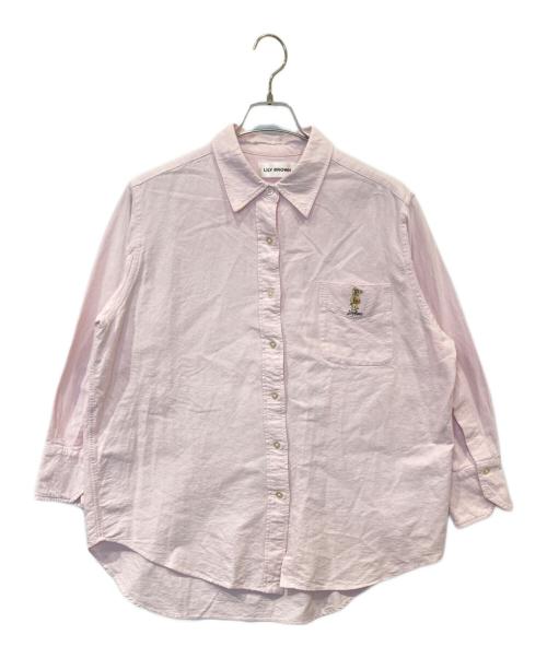 Lily Brown（リリーブラウン）Lily Brown (リリーブラウン) 長袖シャツ　LWFB231211 ピンク サイズ:ONEの古着・服飾アイテム