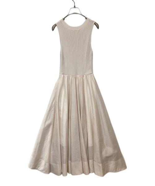 Snidel（スナイデル）Snidel (スナイデル) ノースリーブワンピース　SWNO232067 アイボリー サイズ:ONEの古着・服飾アイテム
