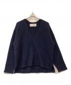 walenodeウェルノード）の古着「カシミヤニット wn20-9fw089-kw」｜ネイビー