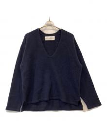 walenode（ウェルノード）の古着「カシミヤニット wn20-9fw089-kw」｜ネイビー
