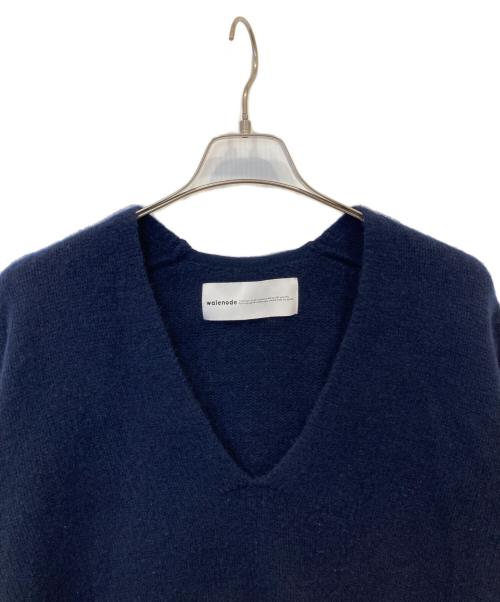 walenode（ウェルノード）walenode (ウェルノード) カシミヤニット wn20-9fw089-kw ネイビー サイズ:1の古着・服飾アイテム