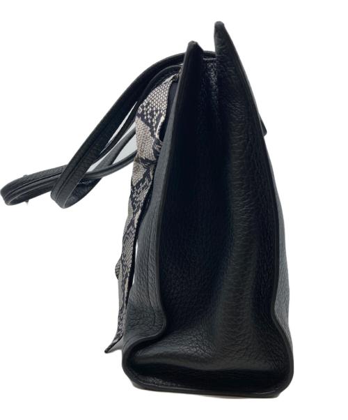 FURLA（フルラ）FURLA (フルラ) レザートートバッグ　8050560538446 ブラックの古着・服飾アイテム