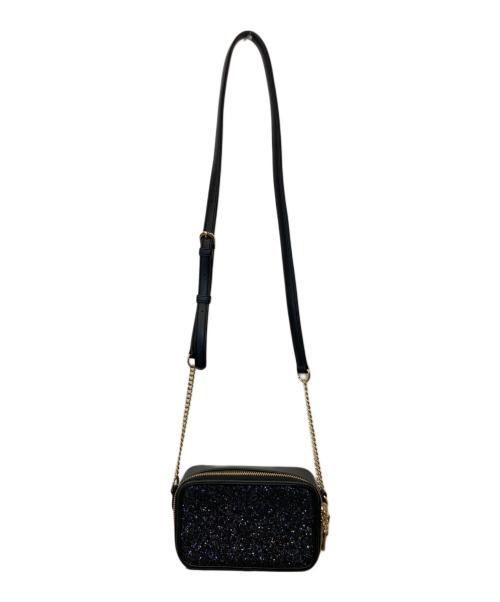 DAIANA（ダイアナ）DAIANA (ダイアナ) グリッターショルダーバッグ ブラック サイズ:FREEの古着・服飾アイテム