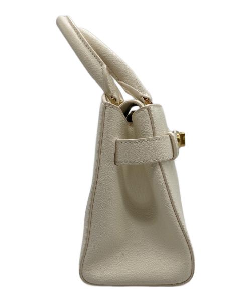 CHARLES & KEITH（チャールズアンドキース）CHARLES & KEITH (チャールズアンドキース) Aubrielle 2WAYハンドバッグ ホワイト サイズ:FREEの古着・服飾アイテム