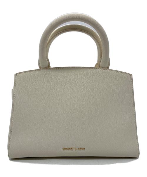 CHARLES & KEITH（チャールズアンドキース）CHARLES & KEITH (チャールズアンドキース) Aubrielle 2WAYハンドバッグ ホワイト サイズ:FREEの古着・服飾アイテム