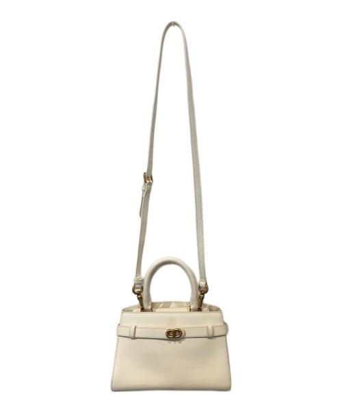 CHARLES & KEITH（チャールズアンドキース）CHARLES & KEITH (チャールズアンドキース) Aubrielle 2WAYハンドバッグ ホワイト サイズ:FREEの古着・服飾アイテム