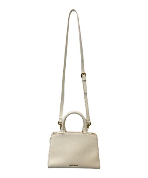 CHARLES & KEITH（チャールズアンドキース）CHARLES & KEITH (チャールズアンドキース) Aubrielle 2WAYハンドバッグ ホワイト サイズ:FREEの古着・服飾アイテム