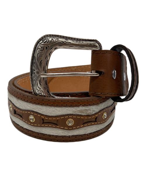 D&A BOOT CO.（ディー・アンド・エー・ブーツ・カンパニー）D&A BOOT CO. (ディー・アンド・エー・ブーツ・カンパニー) ウェスタンベルト ブラウン サイズ:34の古着・服飾アイテム