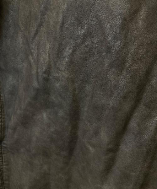 NAUTICA（ノーティカ）NAUTICA (ノーティカ) Faded Vegan Leather Blouson フェイディッド ヴィーガン レザー ブルゾン 243-1553 ブラック サイズ:Mの古着・服飾アイテム
