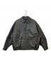NAUTICA（ノーティカ）の古着「Faded Vegan Leather Blouson フェイディッド ヴィーガン レザー ブルゾン 243-1553」｜ブラック