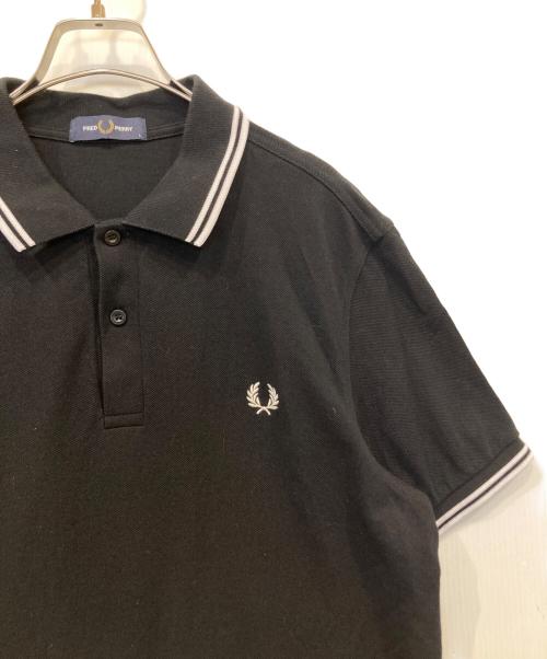 FRED PERRY（フレッドペリー）FRED PERRY (フレッドペリー) ポロシャツ M3600 ブラック サイズ:Lの古着・服飾アイテム