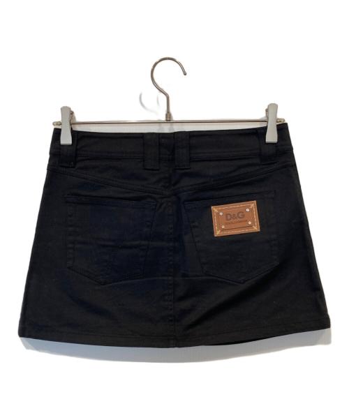 DOLCE & GABBANA（ドルチェ＆ガッバーナ）DOLCE & GABBANA (ドルチェ＆ガッバーナ) ミニスカート ブラック サイズ:23の古着・服飾アイテム