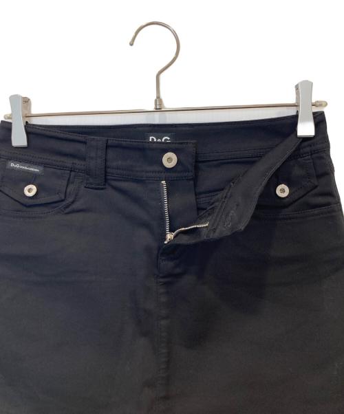 DOLCE & GABBANA（ドルチェ＆ガッバーナ）DOLCE & GABBANA (ドルチェ＆ガッバーナ) ミニスカート ブラック サイズ:23の古着・服飾アイテム