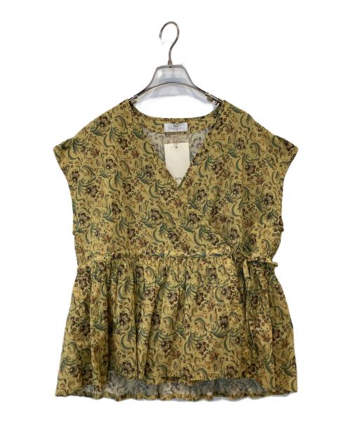 SOIL（ソイル）SOIL (ソイル) ペイズリーフラワープリントブラウス イエロー サイズ:2 未使用品の古着・服飾アイテム