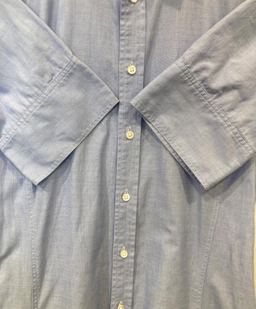 POLO RALPH LAUREN（ポロ・ラルフローレン）POLO RALPH LAUREN (ポロ・ラルフローレン) ティアード コットン シャツドレス ブルー サイズ:00の古着・服飾アイテム