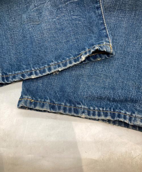 POLO RALPH LAUREN（ポロ・ラルフローレン）POLO RALPH LAUREN (ポロ・ラルフローレン) パッチワーク加工デニムパンツ インディゴ サイズ:33×32の古着・服飾アイテム