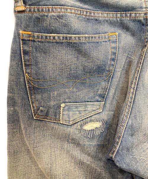POLO RALPH LAUREN（ポロ・ラルフローレン）POLO RALPH LAUREN (ポロ・ラルフローレン) パッチワーク加工デニムパンツ インディゴ サイズ:33×32の古着・服飾アイテム