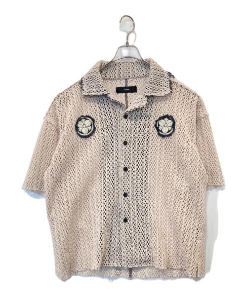 MINUS（マイナス）MINUS (マイナス) TIMELESS KAMON ALOHA SHIRT アイボリー サイズ:1の古着・服飾アイテム