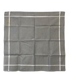 中古・古着通販】HERMES (エルメス) ポケットチーフ 45 グレー 未使用