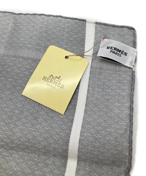 HERMES（エルメス）HERMES (エルメス) ハンカチーフ ジャカード 《Hレリーフ》の古着・服飾アイテム